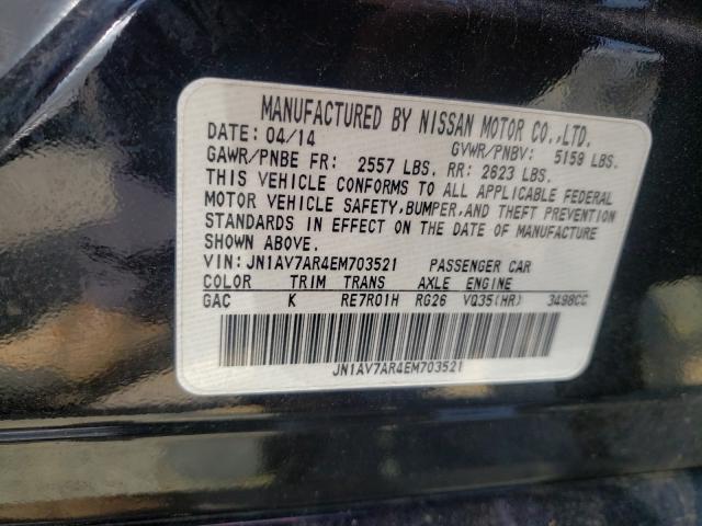2014 INFINITI Q50 HYBRID JN1AV7AR4EM703521