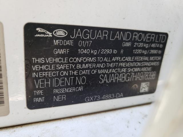 2017 JAGUAR XE SAJAR4BG7HA978398