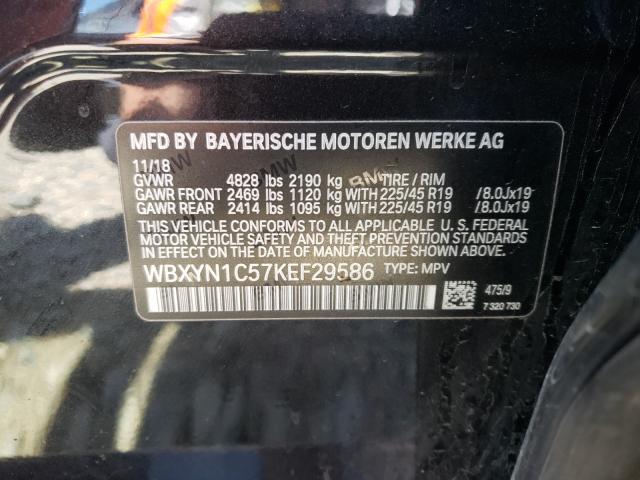 2019 BMW X2 M35I WBXYN1C57KEF29586