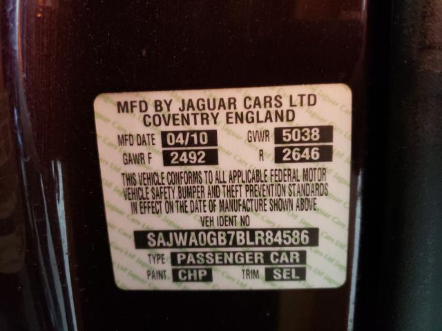 2011 JAGUAR XF PREMIUM SAJWA0GB7BLR84586