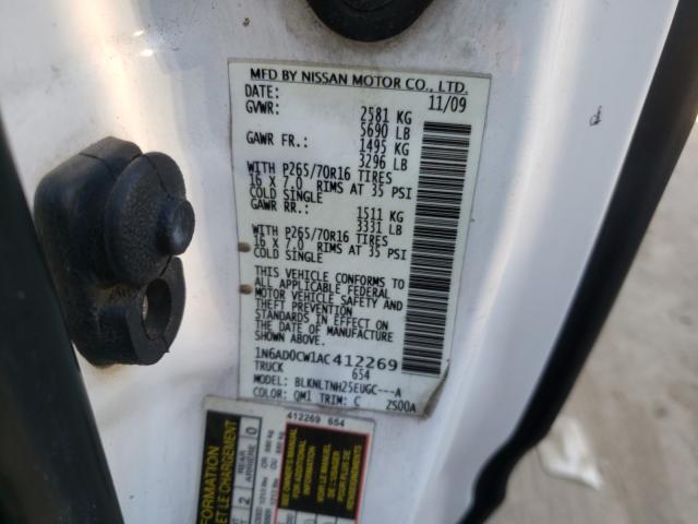 2010 NISSAN FRONTIER K 1N6AD0CW1AC412269