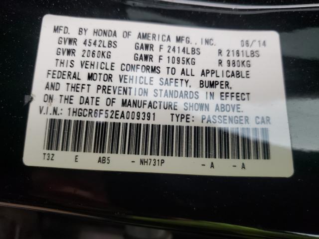 2014 HONDA ACCORD HYB 1HGCR6F52EA009391