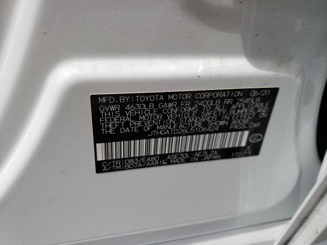 2020 LEXUS IS 300 F-S JTHGA1D26L5106424