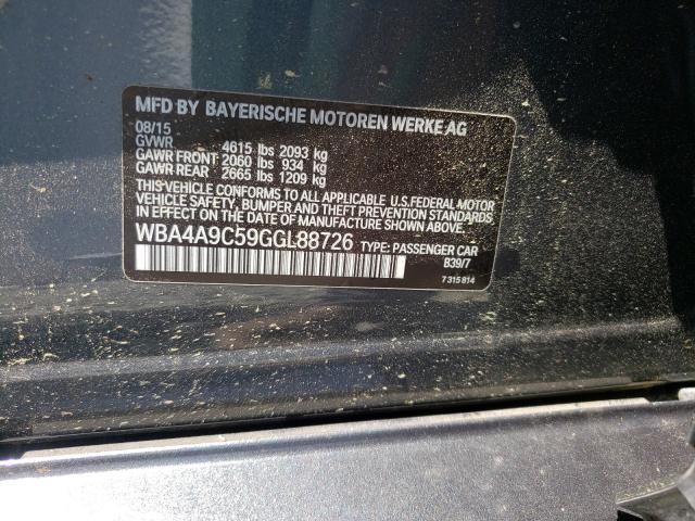 2016 BMW 428 I GRAN WBA4A9C59GGL88726
