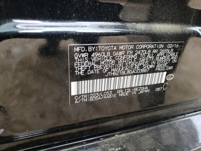 2016 LEXUS GS 350 BAS JTHBZ1BL8GA003887