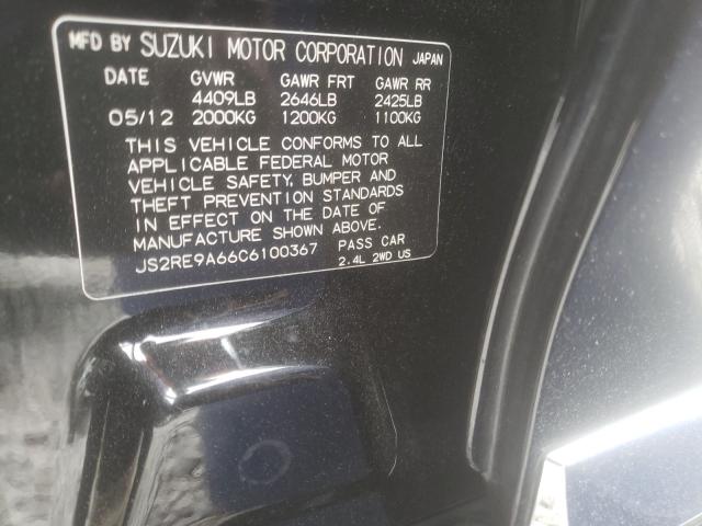 2012 SUZUKI KIZASHI SP JS2RE9A66C6100367