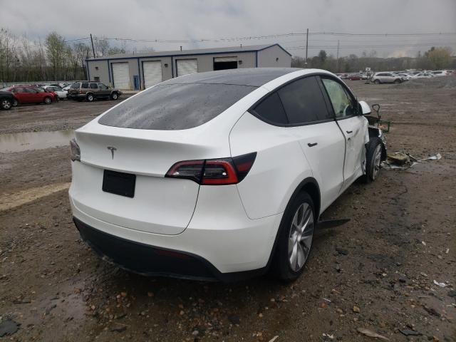 tesla model y 2021 vin 5yjygded7mf109712