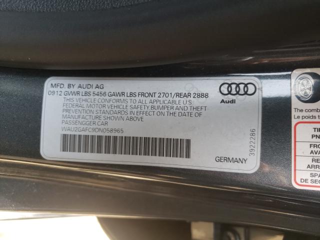 2013 AUDI A7 PRESTIG WAU2GAFC9DN058965