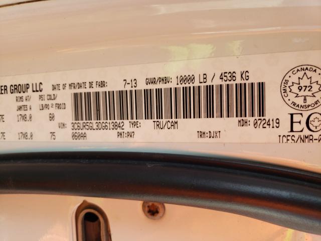 2013 RAM 2500 LONGH 3C6UR5GL3DG613842