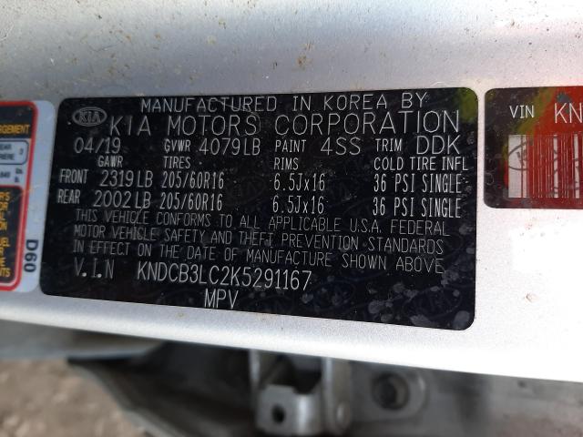 2019 KIA NIRO FE KNDCB3LC2K5291167