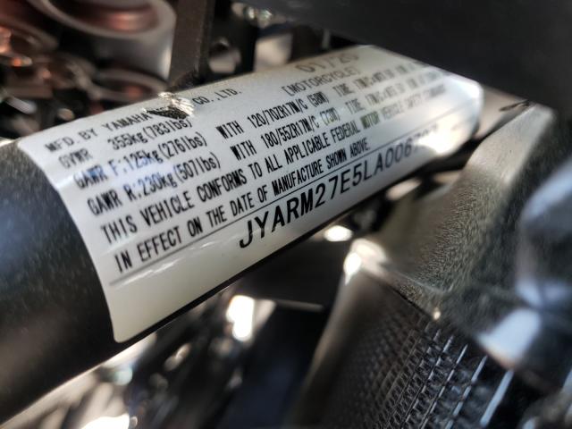 2020 YAMAHA MT07 JYARM27E5LA006797