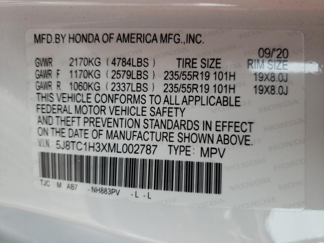 2021 ACURA RDX 5J8TC1H3XML002787