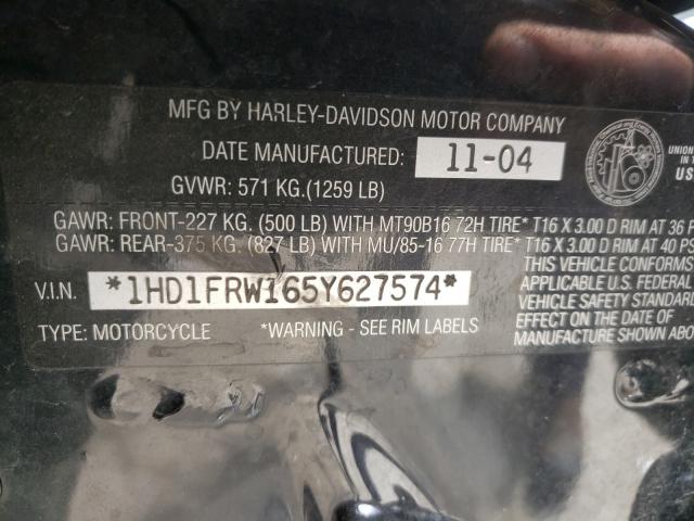 2005 HARLEY-DAVIDSON FLHRCI 1HD1FRW165Y627574