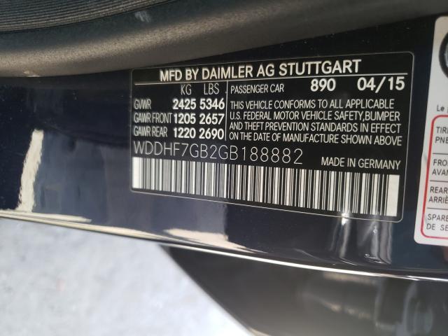 2016 MERCEDES-BENZ E 63 AMG-S WDDHF7GB2GB188882