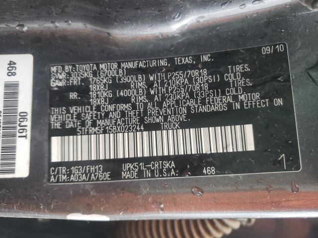 2011 TOYOTA TUNDRA DOU 5TFRM5F15BX023244
