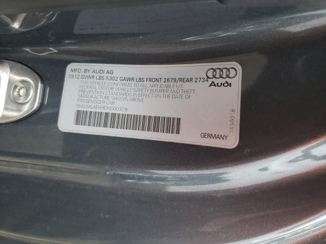 2013 AUDI S5 PRESTIG WAUVGAFH9DN000329