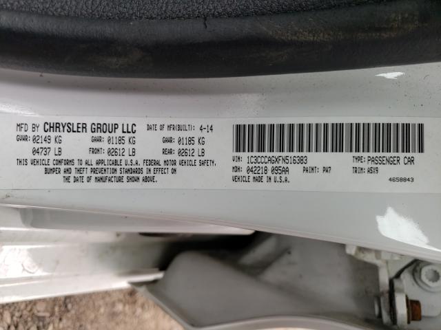 2015 CHRYSLER 200 LIMITE 1C3CCCAGXFN516383