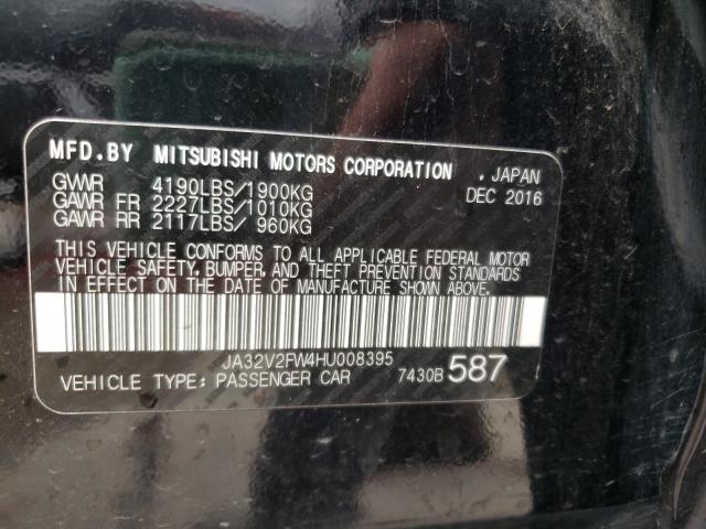 2017 MITSUBISHI LANCER ES JA32V2FW4HU008395