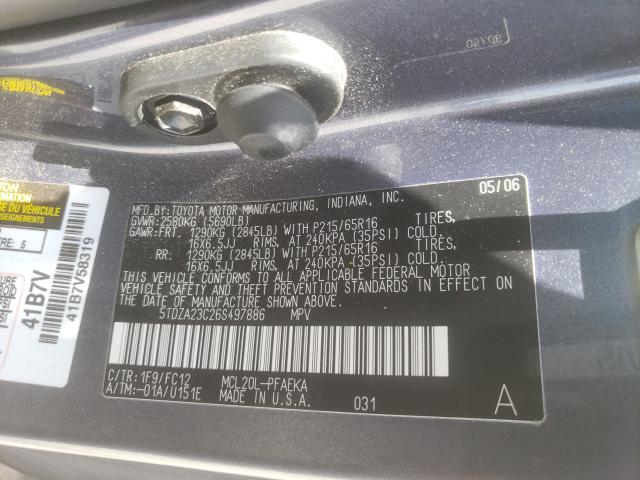 Salvage 06 Toyota Sienna Ce 3 3l Gas Blue للبيع Lumberton Nc A Better Bid