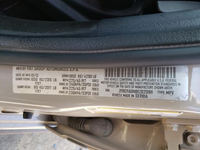 2014 FIAT 500L TREKK ZFBCFADH8EZ020911