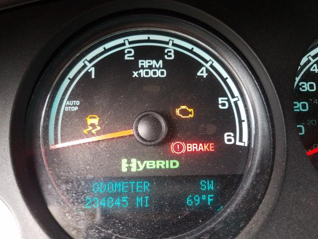 2013 CHEVROLET TAHOE HYBR 1GNSCDEJ9DR109591