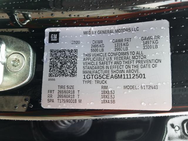 2021 GMC CANYON ELE 1GTG5CEA6M1112501