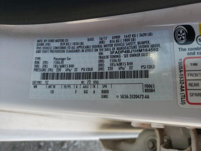 2017 FORD FIESTA SE 3FADP4BJ1HM164592
