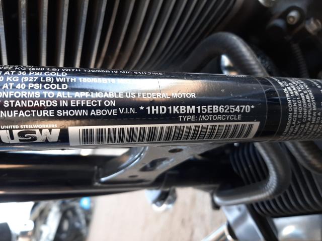 2014 HARLEY-DAVIDSON FLHX STREE 1HD1KBM15EB625470