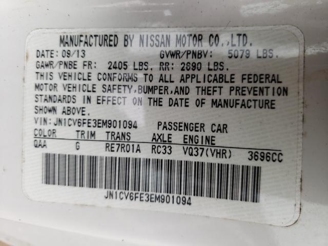 2014 INFINITI Q60 BASE JN1CV6FE3EM901094