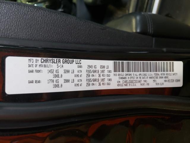 2014 DODGE DURANGO LI 1C4RDJDG6EC531007