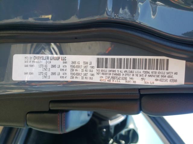 2014 JEEP CHEROKEE T 1C4PJMBB7EW216286