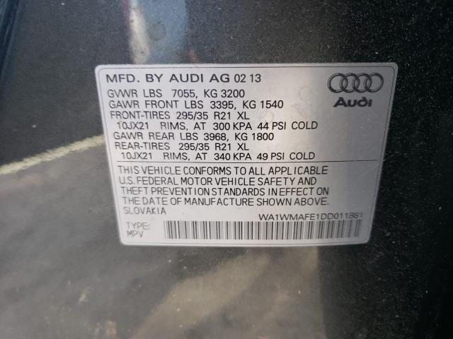 2013 AUDI Q7 PRESTIG WA1WMAFE1DD011881
