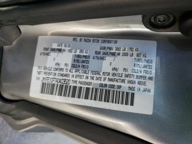 2010 MAZDA RX8 JM1FE1CP7A0403520