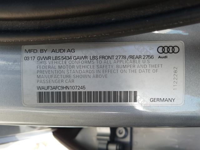 2017 AUDI A6 COMPETI WAUF3AFC9HN107245