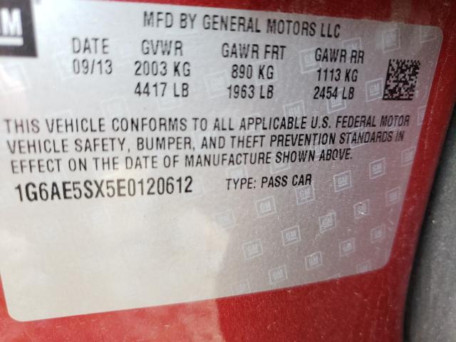 2014 CADILLAC ATS PREMIU 1G6AE5SX5E0120612