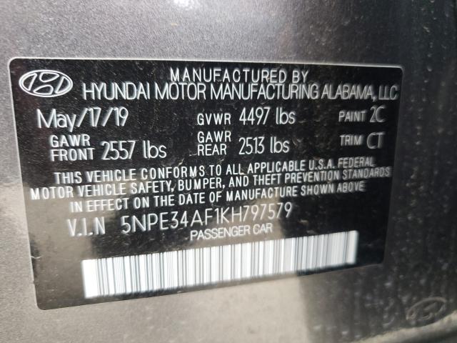 2019 HYUNDAI SONATA LIM 5NPE34AF1KH797579