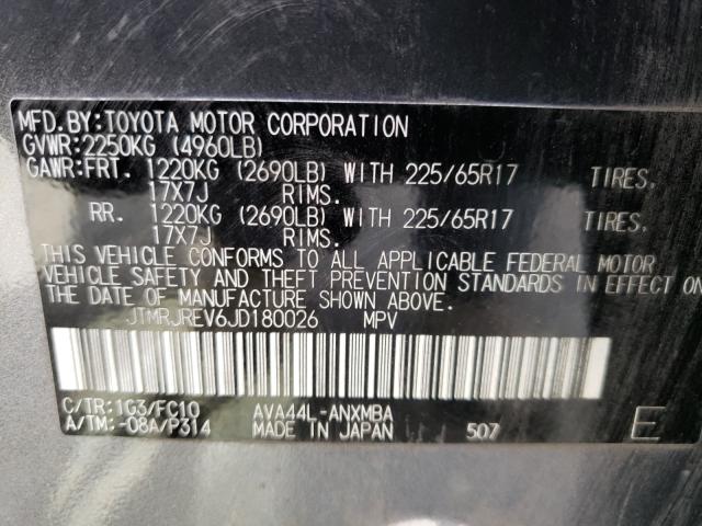 2018 TOYOTA RAV4 HV LE JTMRJREV6JD180026