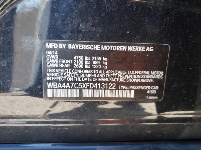 2015 BMW 428 XI GRA WBA4A7C5XFD413122