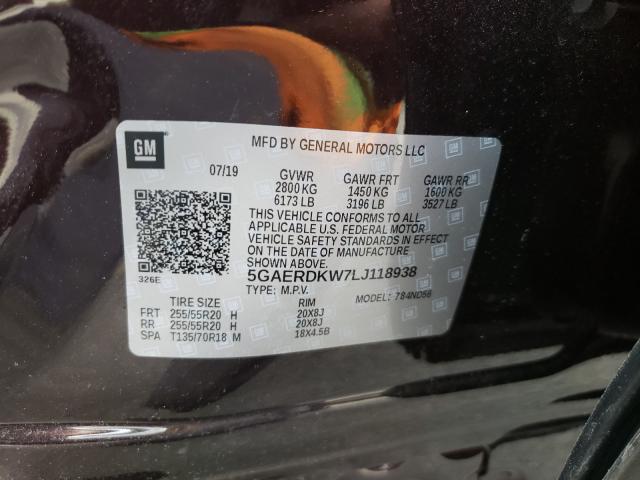 2020 BUICK ENCLAVE AV 5GAERDKW7LJ118938