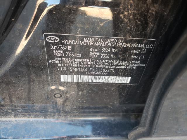 VIN WVGBV3AX7DW062324 2018 HYUNDAI ELANTRA SE no.10