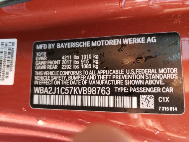 2019 BMW 230I WBA2J1C57KVB98763