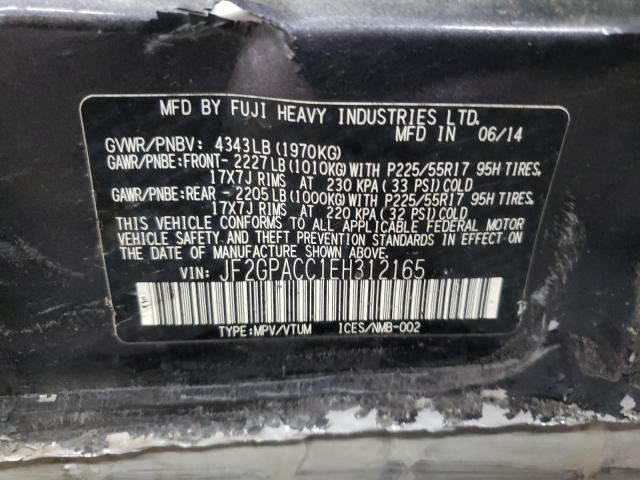 2014 SUBARU XV CROSSTR JF2GPACC1EH312165