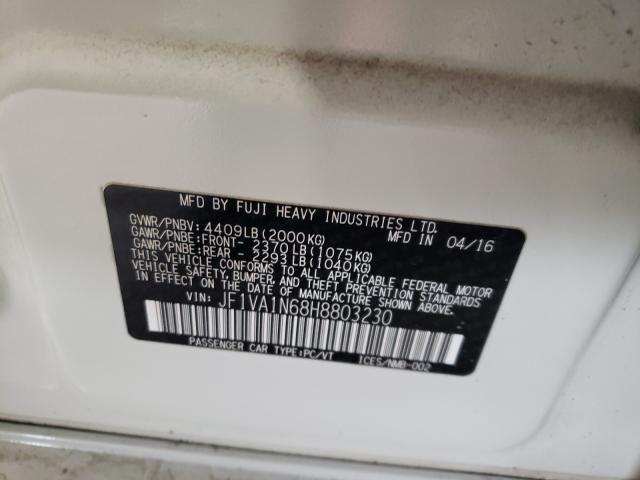 2017 SUBARU WRX LIMITE JF1VA1N68H8803230