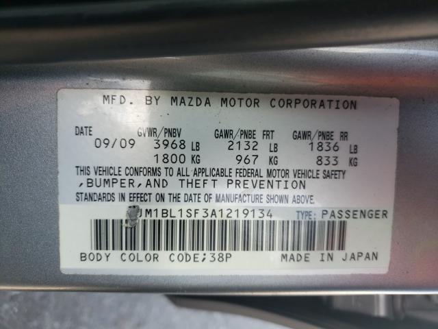 2010 MAZDA 3 I JM1BL1SF3A1219134