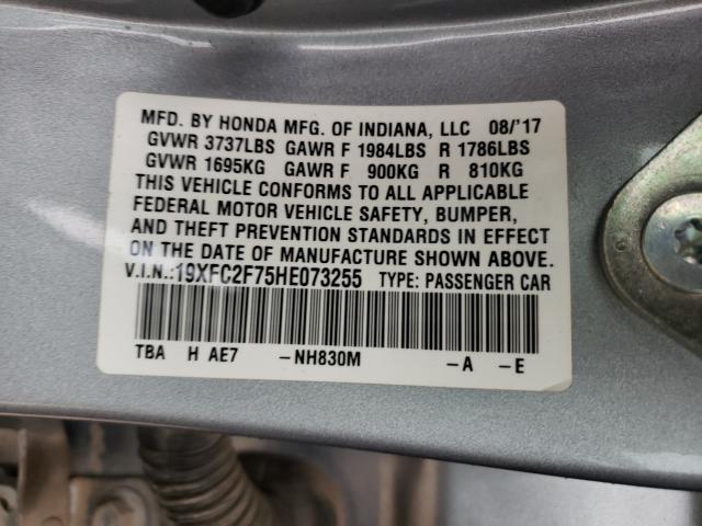 2017 HONDA CIVIC EX 19XFC2F75HE073255