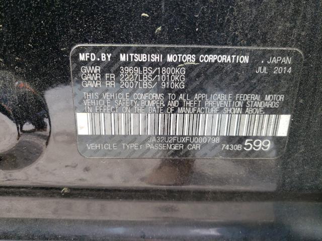 2015 MITSUBISHI LANCER ES JA32U2FUXFU000798