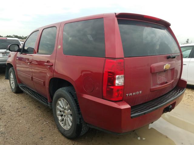 2013 CHEVROLET TAHOE HYBR 1GNSCDEJ9DR109591
