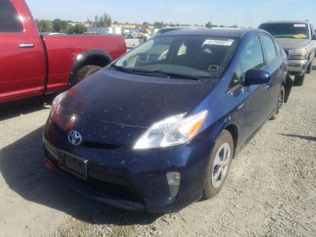 VIN KMHCT4AE1EU763257 2014 TOYOTA PRIUS no.2