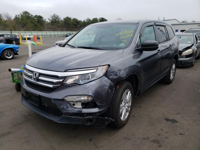 VIN 5NPD84LF9JH356601 2017 HONDA PILOT LX no.2