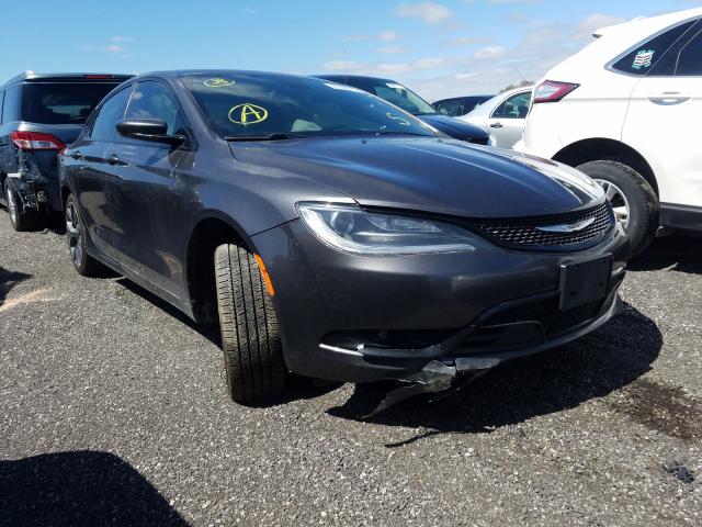 Salvage cars for sale from Copart Ontario Auction, ON: 2015 Chrysler 200 S